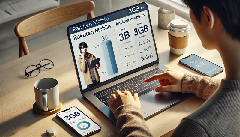楽天モバイル3GBプランの基本