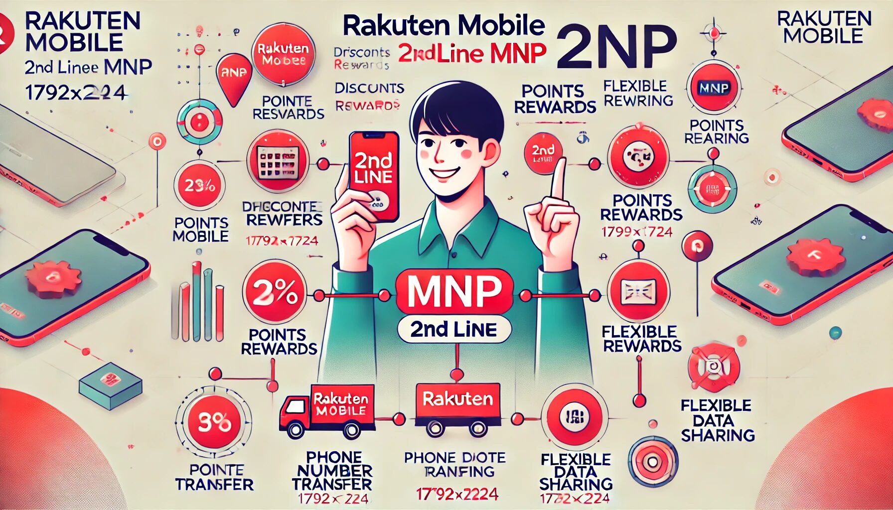 楽天モバイル 2回線目 mnp キャンペーン